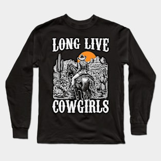 Long Live Howdy Rodeo Western Cowgirl Long Sleeve T-Shirt